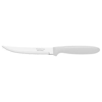 Kit 24 Faca Churrasco Tramontina Ipanema Inox Branco 5"