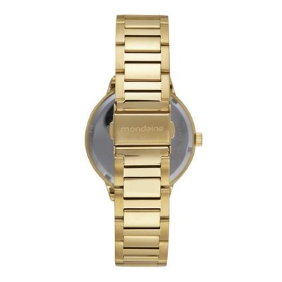 Relogio Mondaine Feminino Ref: 32681lpmvde1 Casual Dourado