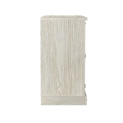 Aparador Buffet em Madeira 3 Portas 3 Gavetas 150 cm Patina Branca Elliottiis