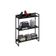 Kit 2 Estantes Multiuso Escritório Industrial 3 Prateleiras Areta 104x80cm C01 Onix - Lyam Decor