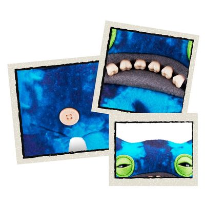 Pelúcia Fuggler Laboratory Misfits 23cm - Wide Eyed Weirdo