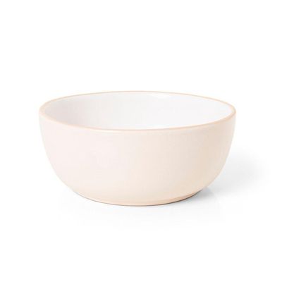 Jogo De Bowl Copa E Cia 2 Peças Harmonie Em Cerâmica Off-white