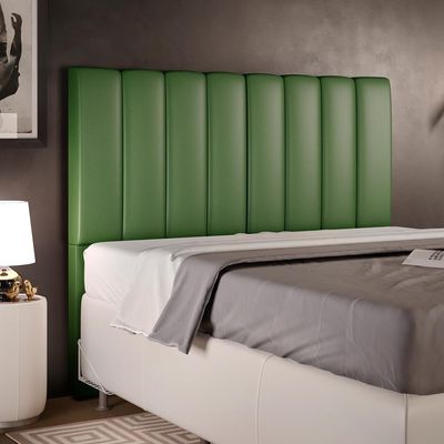 Cabeceira Cama Box Casal 140 cm Dália W01 Facto Verde Musgo - Lyam Decor