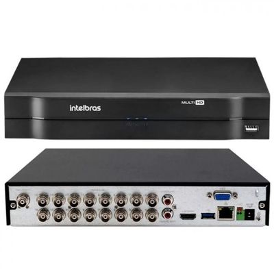 Kit 12 Câmeras Intelbras Multi Hd 1120b Dvr 16 Canais s/ Hd