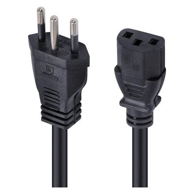Cabo De Forca Tripolar Para Fonte 3x0,50 Mm 250v 10a - 50 Cm