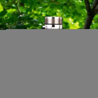 Garrafinha Térmica Aço Inox 800ml água Gelada Quente Com Vedação Academia Trilha Prateado