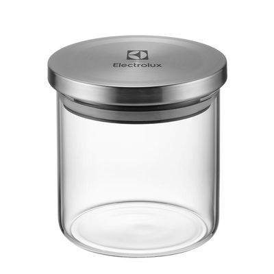 Potes Herméticos Electrolux de Vidro Porta-Mantimentos com Tampa Inox 4 Unidades Não se aplica