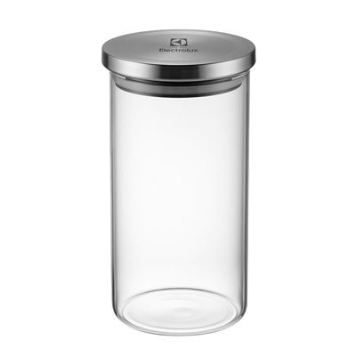 Potes Herméticos Electrolux de Vidro Porta-Mantimentos com Tampa Inox 4 Unidades Não se aplica