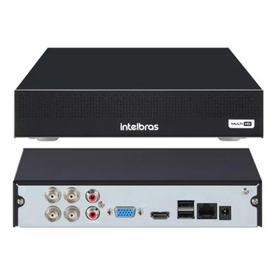 Kit 4 Câmeras de Segurança Intelbras 1120b Full Color E Dvr 4 Canais C/ Hd 1tb