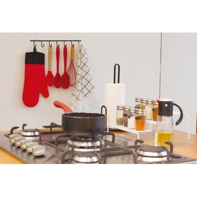 Suporte Multiuso para Parede Preto