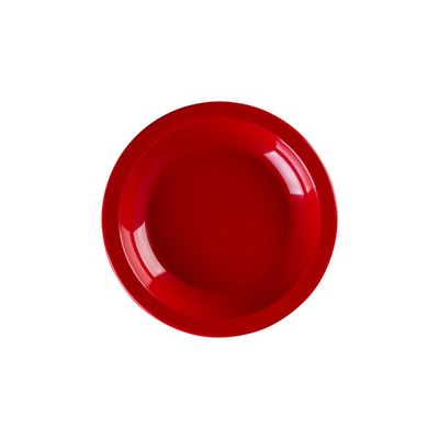 Prato Elegance Fundo Redondo 22cm Vermelho em Polipropileno