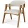 Kit 04 Cadeiras Para Sala de Jantar e Estar Living Estofada Suran L02 Linho Champagne - Lyam