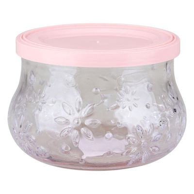 Tigela de Vidro 200ml Com Tampa Nature Nadir Tigela Vidro 200ml Com Tampa Nature Nadir