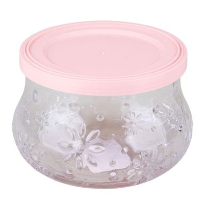 Tigela de Vidro 200ml Com Tampa Nature Nadir Tigela Vidro 200ml Com Tampa Nature Nadir