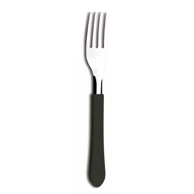 Kit 6 Garfo de Mesa Tramontina Leme Inox Preto