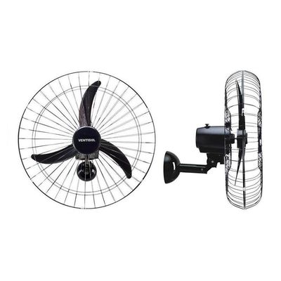 Ventilador de Parede Oscilante Ventisol Preto 60cm Bivolt