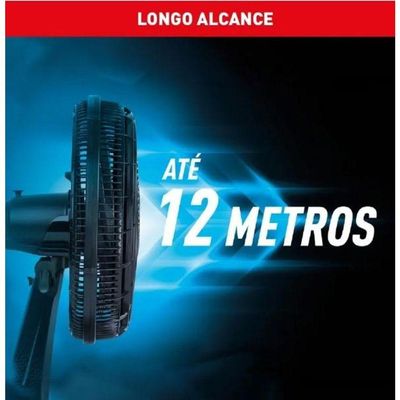 Ventilador De Coluna Arno Xtreme VE9R 40cm 9 Pás Preto 110V