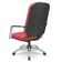 Cadeira De Escritório Giratória Com Braço Cromada Magno P03 Vinil Vermelho - Lyam Decor