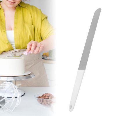 Espatula De Confeiteiro Bolos Decoração Confeitaria Inox Cabo 40cm