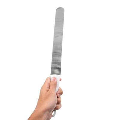 Espatula De Confeiteiro Bolos Decoração Confeitaria Inox Cabo 40cm