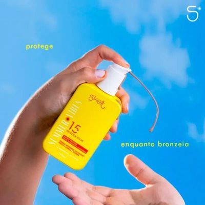 Skelt Com Instant Bronzer Fps 15 - Protetor Solar 170ml