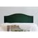 Cabeceira Queen Curva Luxo 160x60 Veludo Verde - Tachas Fumê