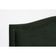 Cabeceira Queen Curva Luxo 160x60 Veludo Verde - Tachas Fumê