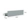 Porta Shampoo Linear 40cm Chumbo Fosco