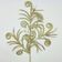 Plantas Folhas Decoração Natal Gliter Dourado 70cm Kit 10pçs