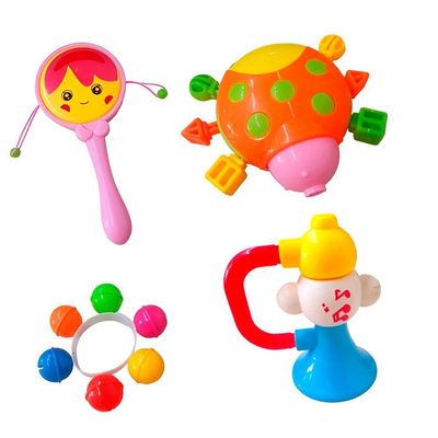 Kit Chocalho Brinquedo Infantil Interativo Divertido Bebê Criança