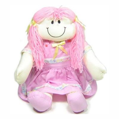 Boneca de Pano - Grande - Multicolorida - 100% Artesanal