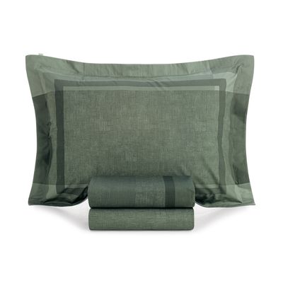 Jogo Cama Solteiro 3 Pcs Algodão 200 Fios Icaro Karsten