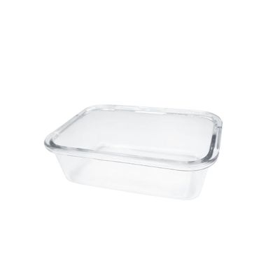 Pote de Vidro Borosilicato com Tampa Hermetica Nude 680ml