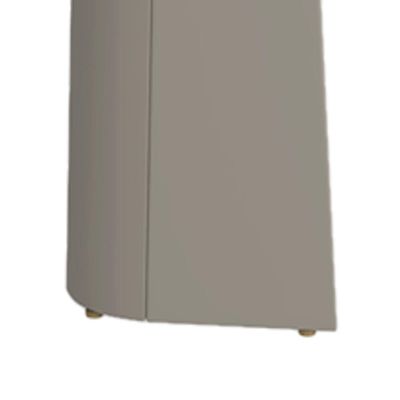 Aparador Para Sala De Estar Orgânico Industrial Alef I03 Grigio Preto - Lyam Decor
