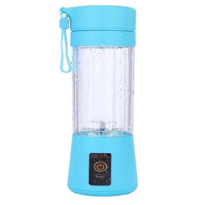 Mini Liquidificador Portátil Usb Shakes Vitaminas Sucos Academia 4 Laminas