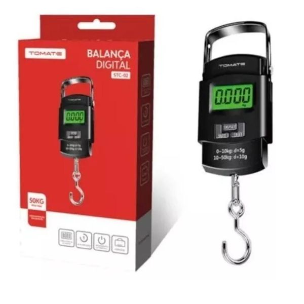 Balança Digital De Mão Alta Precisão Ideal Pesca e Bagagem Balança Digital De Mão Alta Precisão Ideal Pesca e Bagagem