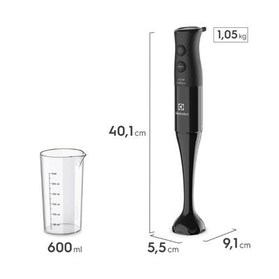 Mixer Electrolux Preto 400W com Tecnologia TruFlow (EIB05) 127V