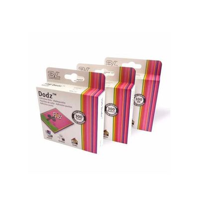 Adesivo Dupla Face Dodz 3 D Grande Extra Forte 100 Adesivos