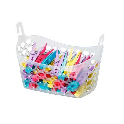 Cesto para Pregadores 1,6 Litros Sanremo Casar Fit SR898 Branca