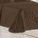 Kit Cobre Leito Colcha Celeste Queen 3 Peças Matelado Floral 180 Fios - Marrom