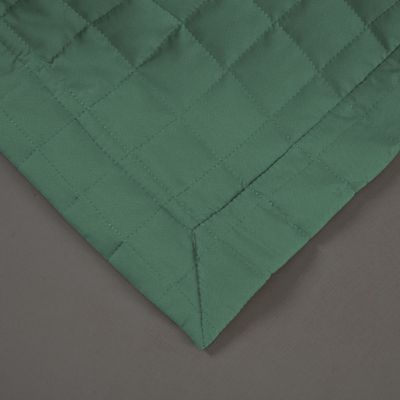 Kit Cobre Leito Colcha Unique Casal King 3 Peças Matelado Percal 300 Fios - Verde