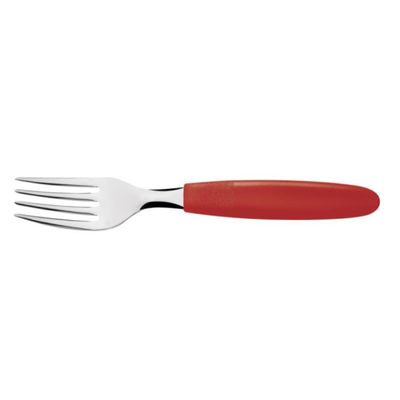Kit 12 Garfo Mesa Tramontina Ipanema Inox Vermelho