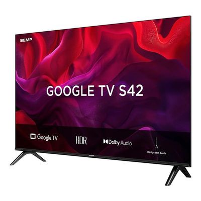 Smart TV TCL LED 43 Full HD Android TV 43S42 Wi-Fi
