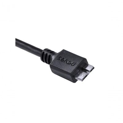 Cabo Para Hd Externo Usb Tipo C Para Micro Usb B 3.0 1 Metro Preto - P3ucmbp-1