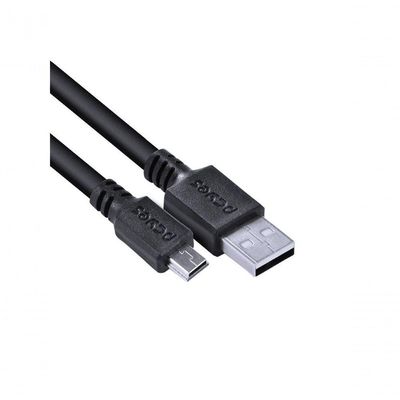 Cabo Usb A 2.0 Macho Para Mini Usb B Macho 28awg Puro Cobre 1 Metro - Puanm2-1