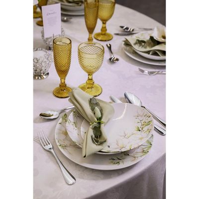 Aparelho de Jantar Tramontina Magnólia em Porcelana Decorada 20 Peças