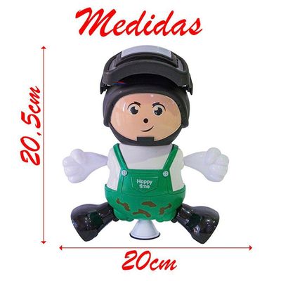 Brinquedo Robô Roboy Menino Dançarino Infantil Com Luz Som