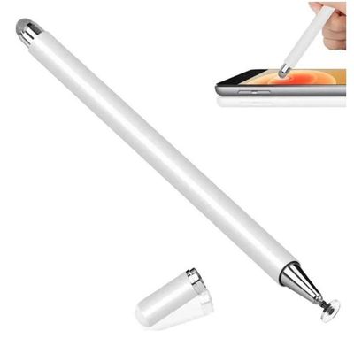Caneta Capacitiva Metal Touch Screen para Tablet, Kindle, Galaxy e iPad Prata