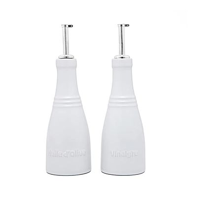 CONJUNTO GALHETEIROS E MOEDORES LE CREUSET BRANCO