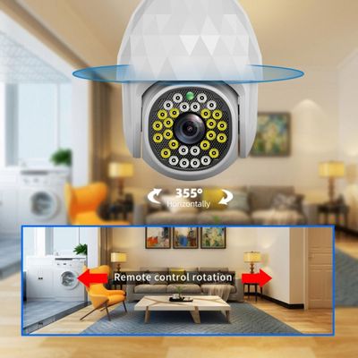 Camera Espian Segurança Lampada Panoramica Wifi1080 360 Grau